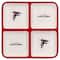 The Memory Company NFL 4 Section Square Ceramic Tray